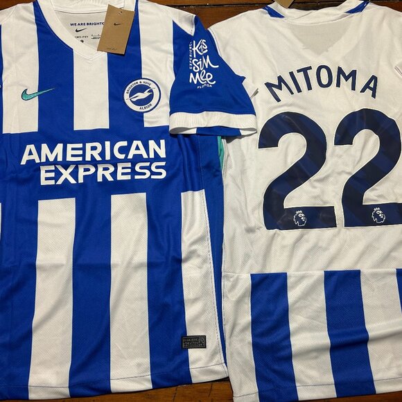 BRIGHTON HOVE ALBION KAORU MITOMA Men's JERSEY Sz M,L,XL,2X by Nike  New w tags - Picture 1 of 5